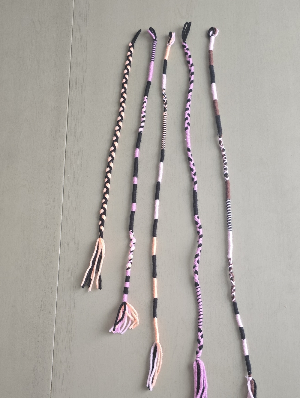 Handmade Thread Hair Wrap – Custom Length & Color For Children - Picture 2 of 6